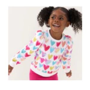 Little Sleepies Heart Crewneck